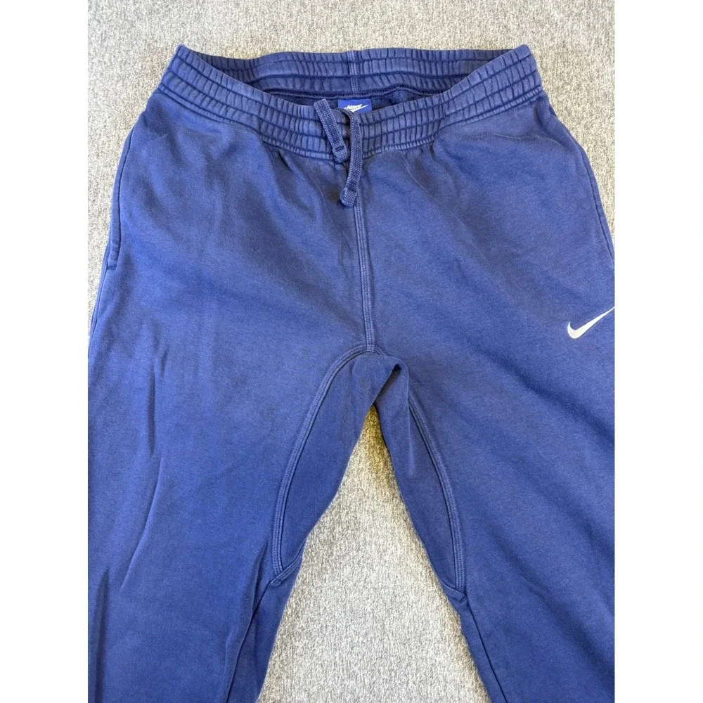 Nike Club Fleece Sweatpants Mens Medium Blue Joggers Casual Sportswear 826424